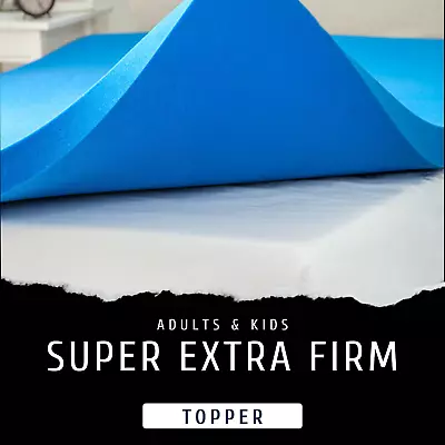 Super Extra Firm Mattress Toppers _ ORTHOPAEDIC Health Toppers EF-TPR-00 • £86.99