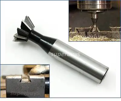 20mm End Mill Dovetail Cutter 60 Degree HSS Flute Metalwork Cutting Endmill Tool • $18.23
