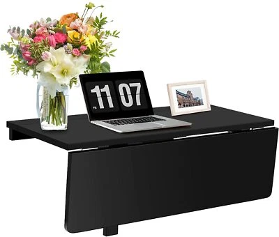 $53.90 • Buy Giantex  Laptop Desk Wall Mount Foldable Drop-leaf Table Study Work 80 X 60cm