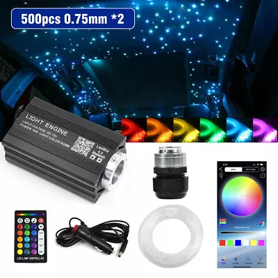 500pcs Car Star Headliner Home Light Kit Twinkle Roof Ceiling Lights Fiber Optic • $56.99