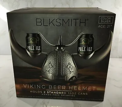 BLKSMITH Viking Beer Helmet Hands-Free Drinking Party College Fits 16”–24” Head • $22.99