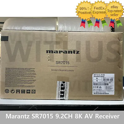 Marantz SR7015 9.2CH 8K AV Receiver 3D Audio HEOS Built-in Voice Control -Black • $1273.99