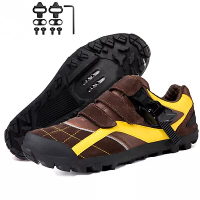 High Quality MTB Bike Shoes Men's Cycling Sneaker Off Road Bicycle Cleats Shoes • $55.25