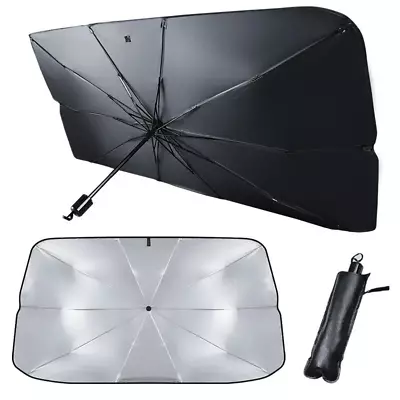 Foldable Car Sun Shade Windshield Sunshade Front Window Cover Visor UV Umbrella • $11.90