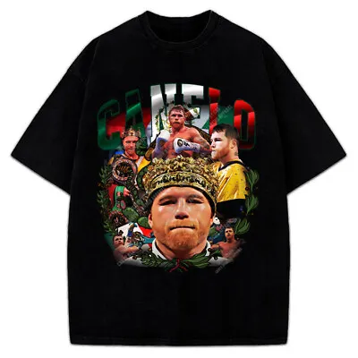 Canelo Alvarez Saul Mexico Goat Boxing Vintage Style Graphic Design T-Shirt • $24.95