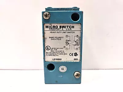 Honeywell Micro Switch Lsymb6d Heavy Duty Limit Switch 10a 600vac • $149