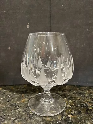 Set Of 2 Mikasa Flame D'Amore Crystal Brandy Glasses Snifters 5.75” Discontinued • $70