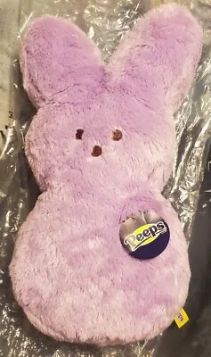 Easter Peeps Plush Gift Purple Bunny Plush 15  Peeps Marshmallow Candy Plush New • $4.99