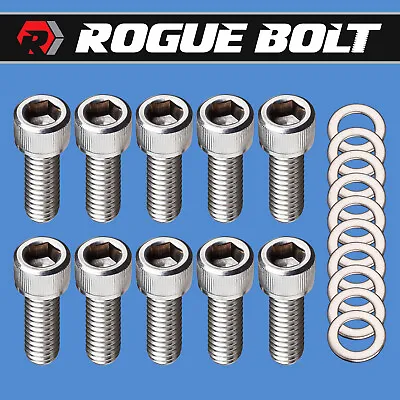 $12.95 • Buy Ford Fe Valve Cover Bolts Stainless Steel Kit 352 360 390 406 427 428 Engines