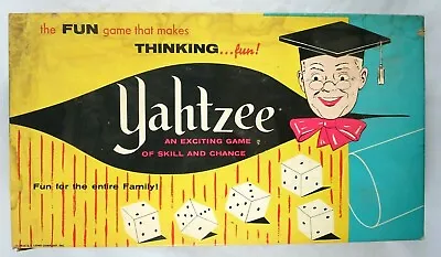 Vintage 1961 Yahtzee Dice Game By E S Lowe No 950 • $24.99