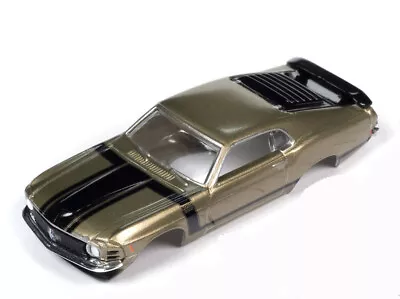 Tasca Ford 1970 Mustang Boss 302 GOLD TJET SLOT CAR BODY FITS AUTO WORLD • $19.99