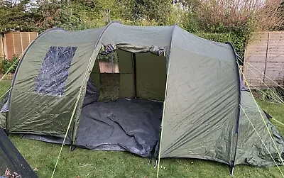 Eurohike Buckingham 6 Classic Tent - Family Camping Six Berth Green Large • £80
