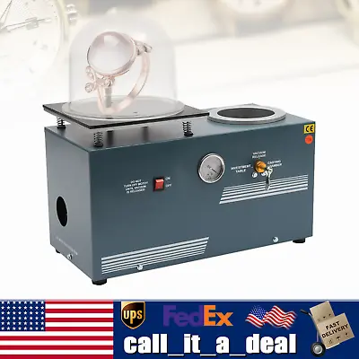 2L Vacuum Investing Casting Machine Jewelry Lost Wax Cast Equipment 5CFM • $629