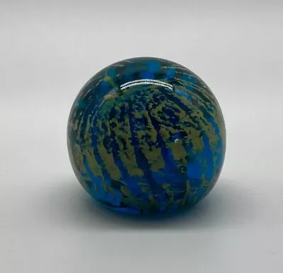 Paperweight Mdina Malta Signed Paperweight Art Glass Design #2 • $45.55