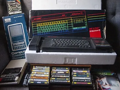 Sinclair ZX Spectrum + 3 Boxed Tape Recorder Games / Box Working • $949