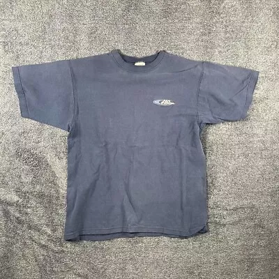 Vintage NO-FEAR Faded Nay Blue T Shirt Large • $55