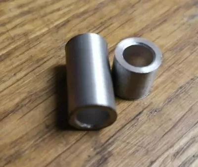 2 X STEEL METAL BUSH SPACER SLEEVE DISTANCE TUBE STANDOFF ID=8/OD=13/L=20mm  • £8.99