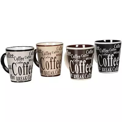 Mr. Coffee Dolce Cafe 4 Person 8 Piece Mug And Spoon Set Assorted Colors • $19.21