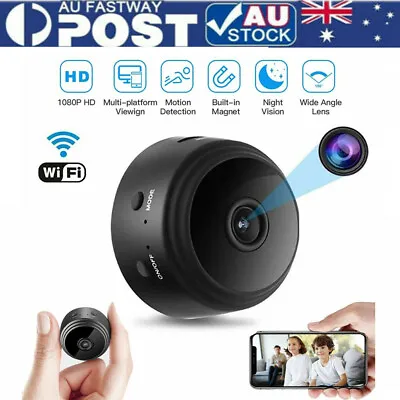 1080P HD Mini Wifi Wireless IP Hidden Spy Camera Security Cam Network Monitor AU • $15.80