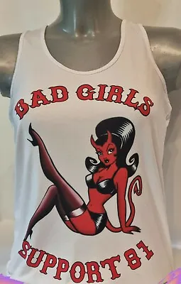 Hells Angels Support 81 Lady Tank Top   Bad Girls   • $57