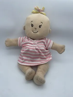 Baby Stella Manhattan Toy Wee Baby Stella Peach Soft Baby Doll Plush • $8.99