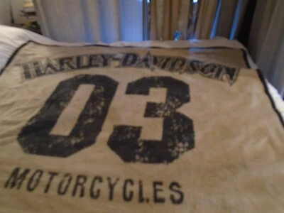 $15 • Buy Fleece Harley Davidson Motorcycles 03 Throw Blanket Aurora 2002
