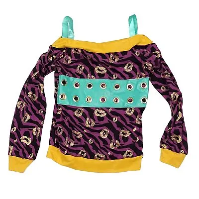 Monster High Schools Out Clawdeen Wolf  Halloween Costume Top Only Size M (8-10) • $11.33