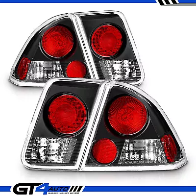 For 2001-2005 Honda Civic DX EX GX LX VP Hybrid 4Dr Altezza Black JDM Tail Light • $71.86