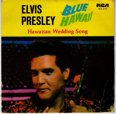 ELVIS PRESLEY ~ Blue Hawaii ~Rare 1979 Canadian RCA Wide Centred 7  Vinyl Single • $12.43