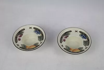 Lot Of 2 Mikasa Intaglio Garden Harvest Egg Cups CAC29 1 3/8  Tall 3 5/8  Wide • $19.99