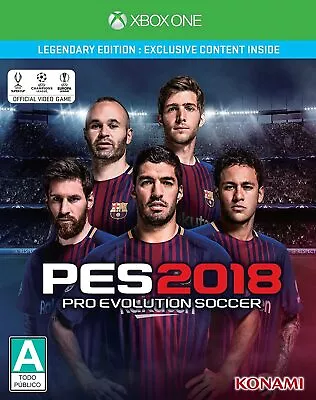 Pro Evolution Soccer 2018 - Xbox One Legendary  (Microsoft Xbox One) (US IMPORT) • $148.80