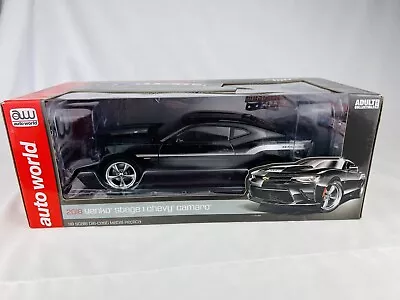 Auto World 2018 Yenko Stage 1 Chevy Camaro Limited Edition Black In Scale 1:18 • $100