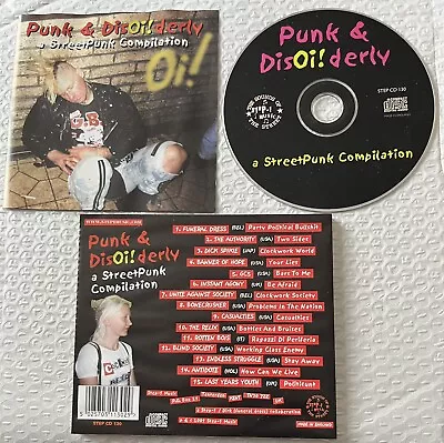 PUNK & DISOi!DERLY - Street Punk Compilation - STEP CD 130 - UK CD • £2.50