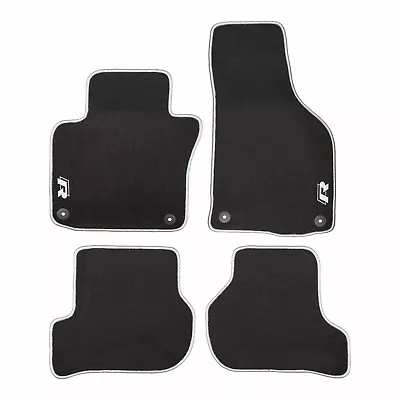 $113.75 • Buy NEW VW Volkswagen Golf GTI R32 R Logo Carpeted Front & Rear Floor MOJOMATS OEM