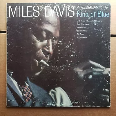 Miles Davis Kind Of Blue '2 Eye' Stereo Record LP Vinyl  CS-8163 • $22