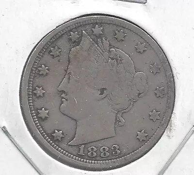 Vg 1883 No Cents Liberty Head Nickel - V Nickel • $6