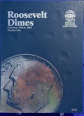 Whitman Roosevelt Dime #1 1946-1964 Coin Folder Album Book #9029  • $9