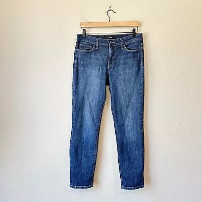 ELSE Mid-Rise Cropped Skinny Jeans In Blue Sz 30 W7851 • $30