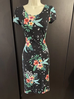 £6.99 • Buy Size 12 Floral Dress Casual Everyday Weekend Spring Summer Work Smart Office