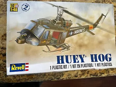 Monogram Huey Hog Helicopter 1:48 Scale 1991 Model Kit #5201 Open Box • $12