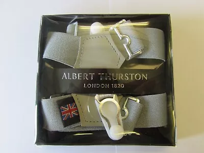 Albert Thurston Grey Sock Suspenders • $22.40