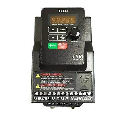 L510-201-H1-U Teco-Westinghouse 1HP Variable Frequency Micro Drive 230VAC • $199.97