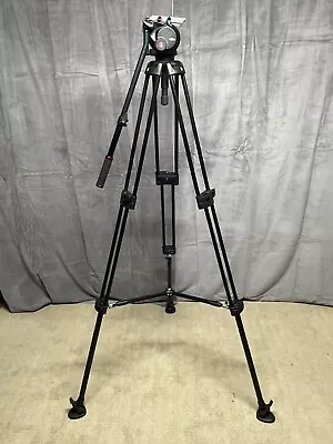 Manfrotto 504HD Fluid Head With 1 Pan Bar 546B Aluminum Tripod And Bag • $295