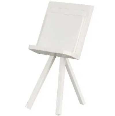 Artist's White Easel W Sketch Pad Stands Alone Ma8888 Dollhouse Miniature • $2.95