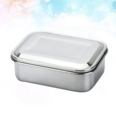 £12.89 • Buy Lunch Container Metal Food Container Stainless Steel Food Storage Container