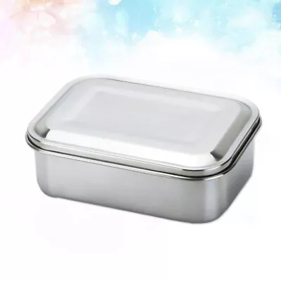 £12.89 • Buy Lunch Container Metal Food Container Stainless Steel Food Storage Container