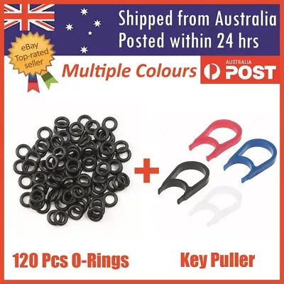 120 Mechanical Keyboard Keycap Rubber O Ring Switch Dampeners + Key Cap Puller • $6.95