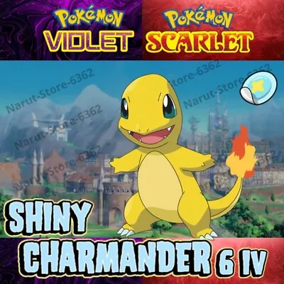 $1.99 • Buy 🌟charmander Shiny 6iv🌟  Ability Patch 🔥pokemon Scarlet & Violet 