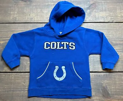 NFL Football Team Apparel Indianapolis Colts Sweatshirt Hoodie Blue Size 3T • $16.99