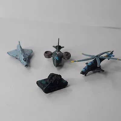 Micro Machines Tank.. Planes 1989 Lot Of 4 Die Cast • $10.99